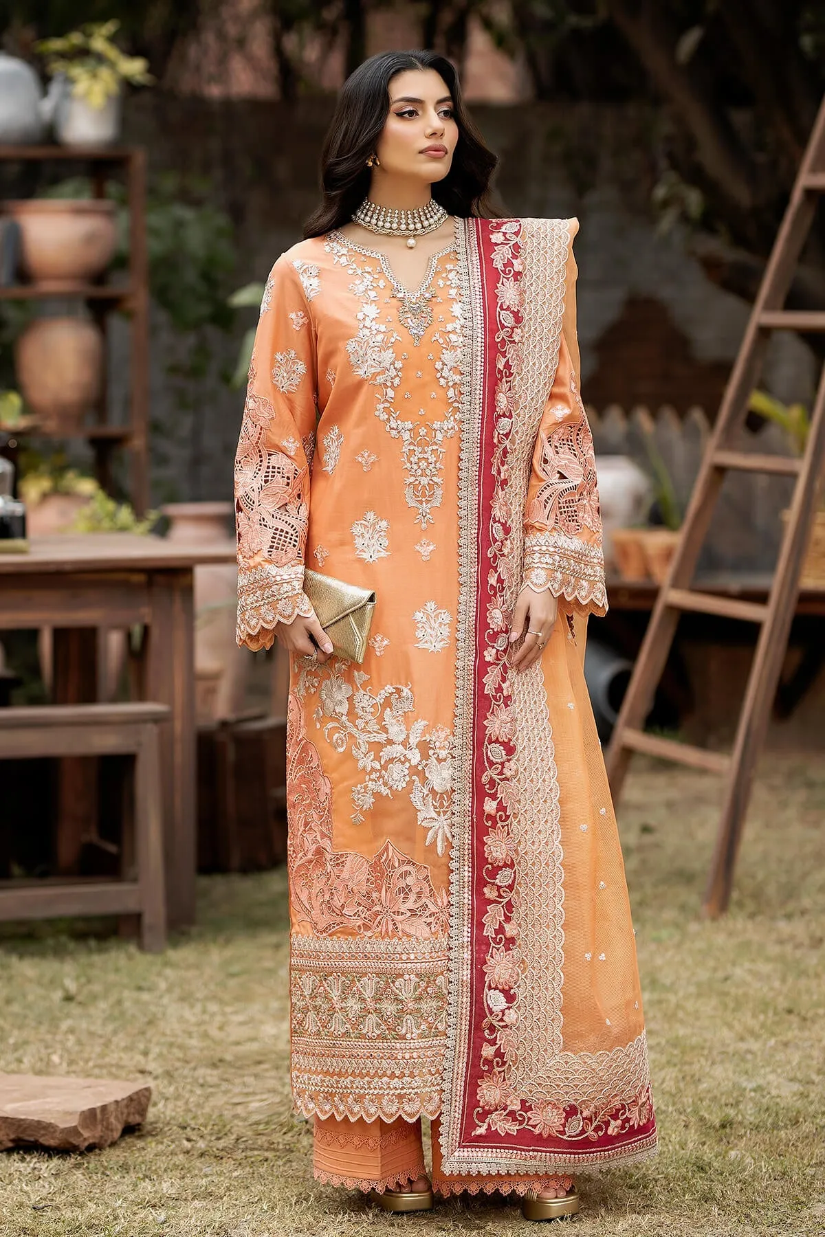 Gulposh by Serene Premium Embroidered Lawn Unstitched 3Pc Suit S.L 47 Zafiah