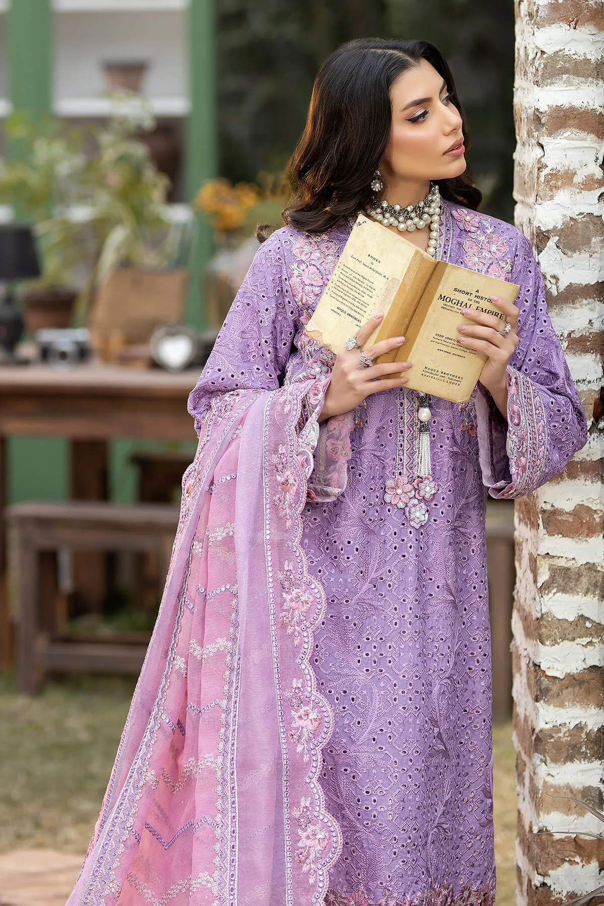 Gulposh by Serene Premium Embroidered Lawn Unstitched 3Pc Suit S.L 50 Gul