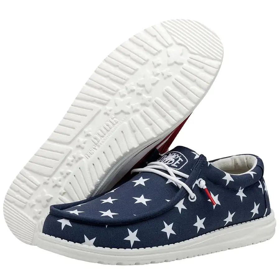 'Hey Dude' Men's Wally Patriotic - American Flag