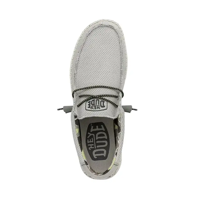 'Hey Dude' Men's Wally Sox Triple Needle - Fog