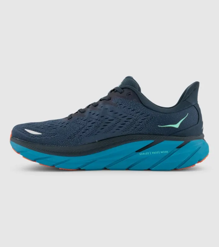 hoka clifton 8 (2e wide) mens