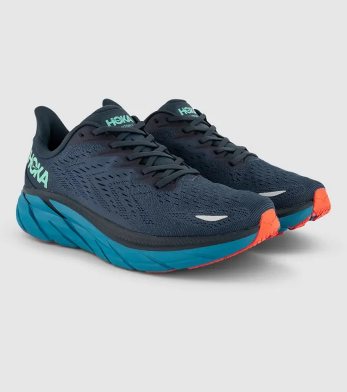 hoka clifton 8 (2e wide) mens