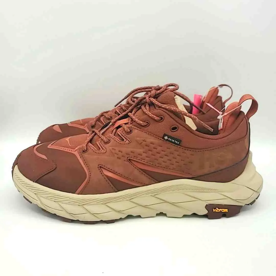 HOKA Terra Cotta Beige Lace up Sneaker Shoe Size 10-1/2 Shoes