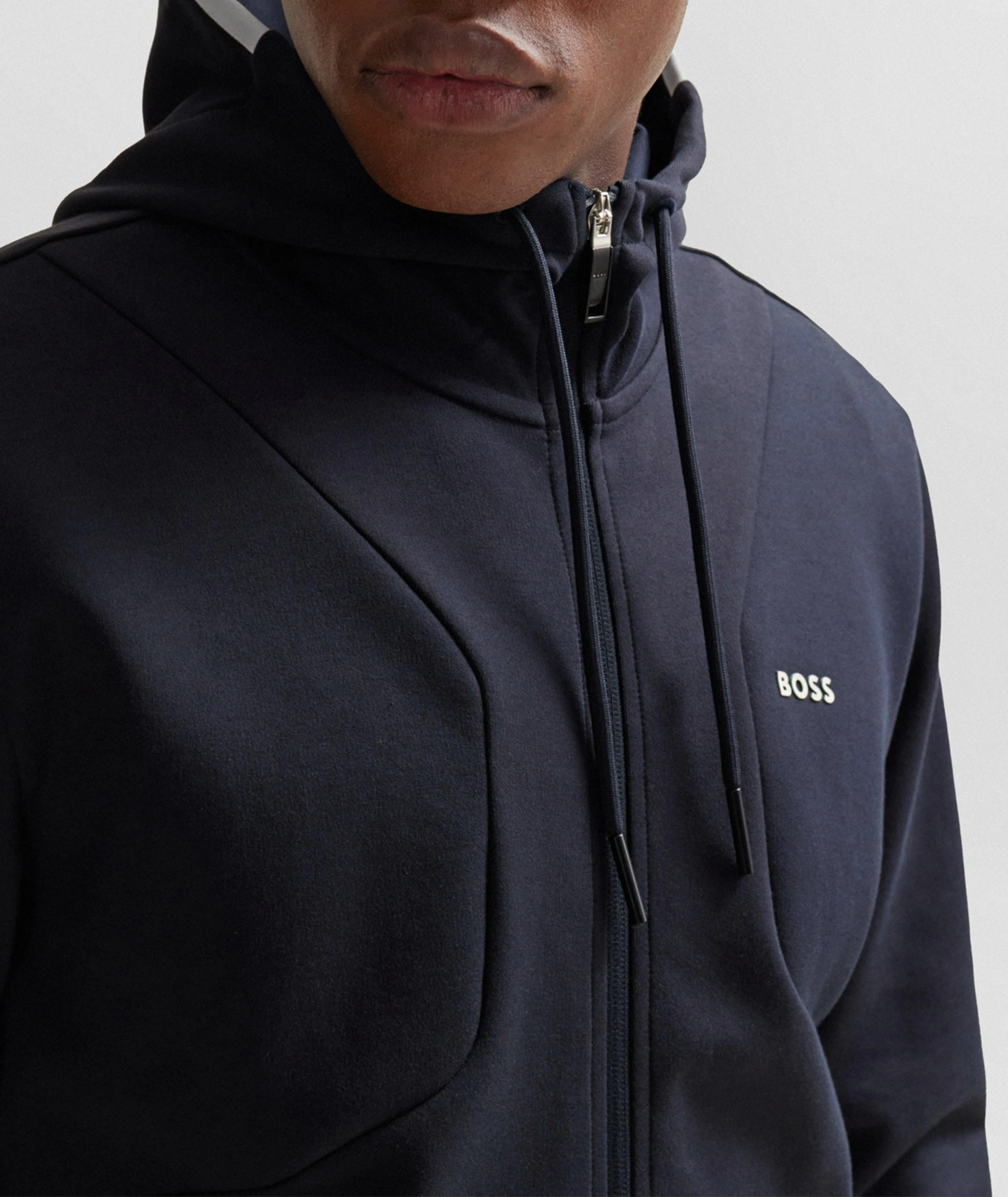 Hugo Boss  |Street Style Long Sleeves Cotton Hoodies