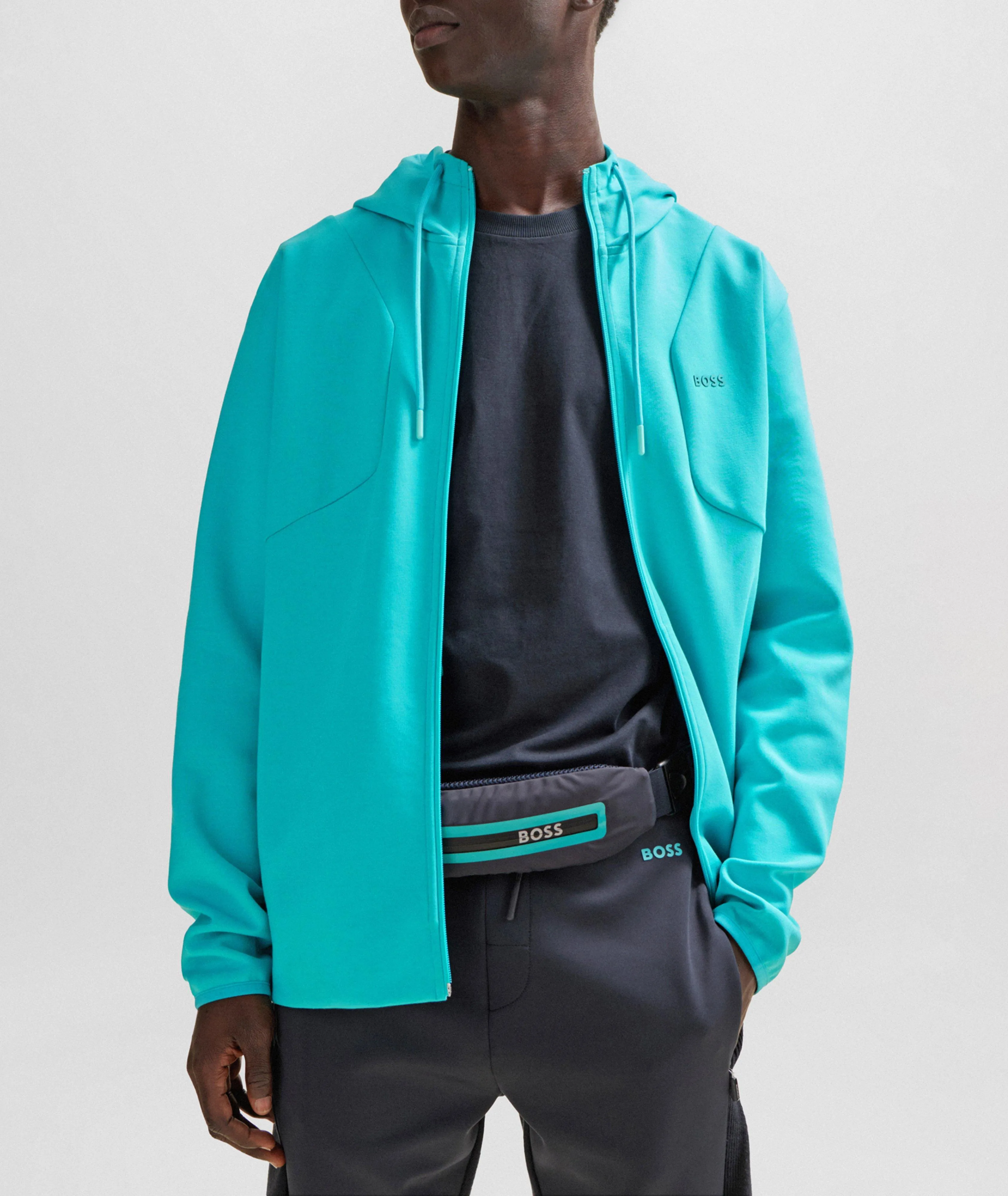 Hugo Boss  |Street Style Long Sleeves Cotton Hoodies