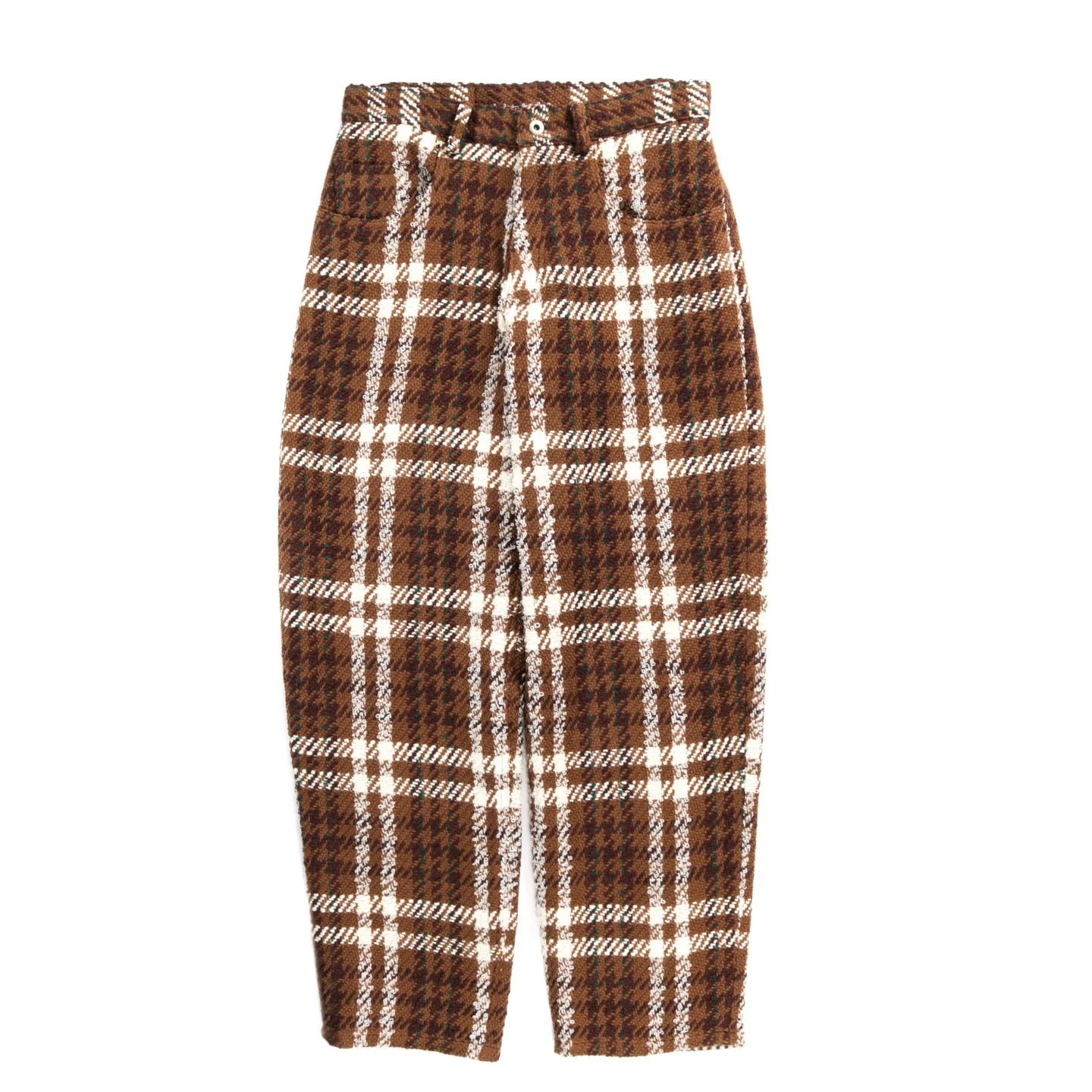 INTERNATIONAL GALLERY BEAMS BUGGY PANTS BROWN CHECK