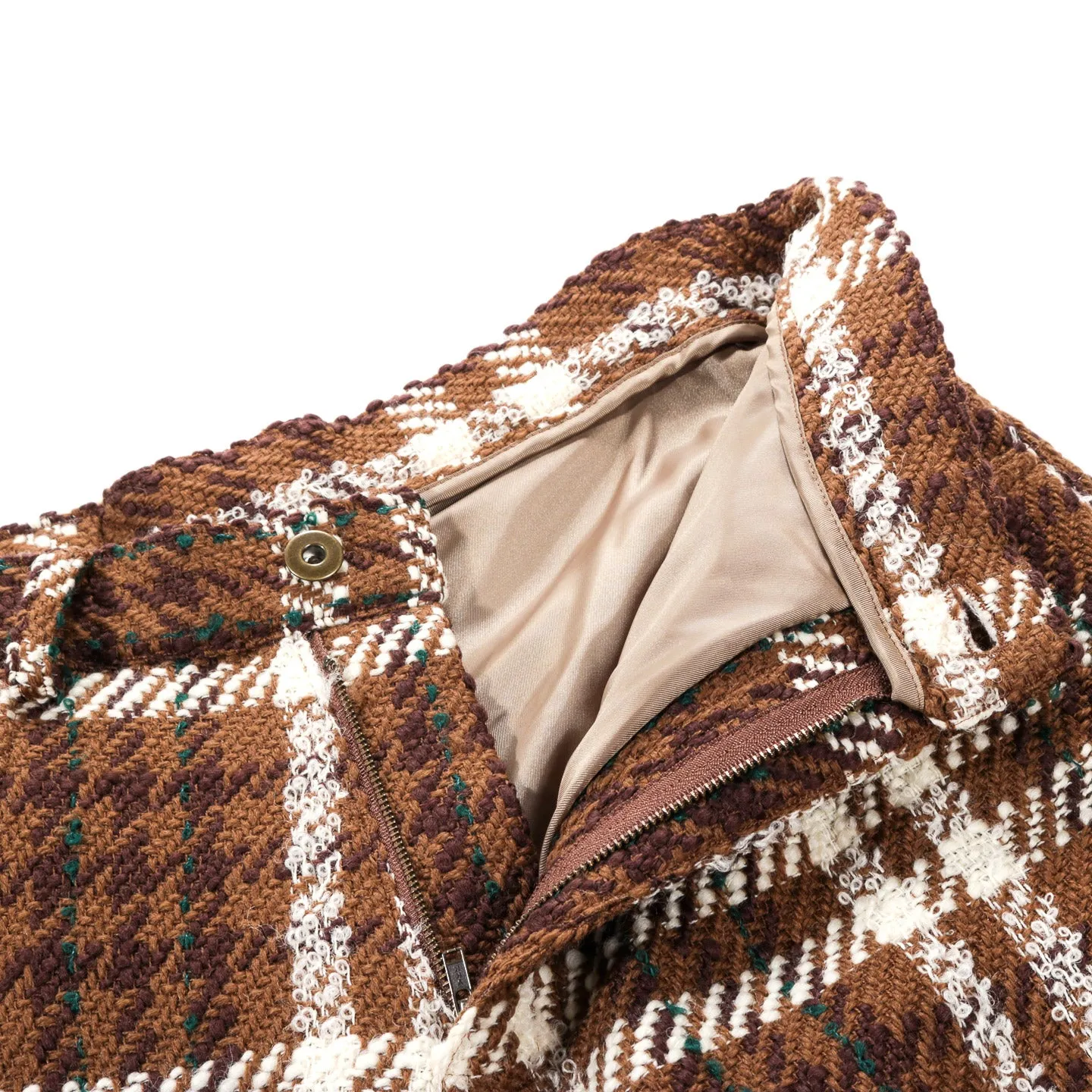 INTERNATIONAL GALLERY BEAMS BUGGY PANTS BROWN CHECK