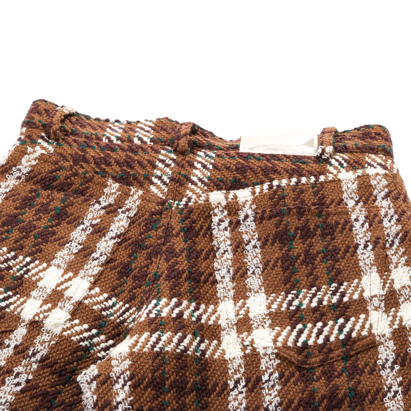 INTERNATIONAL GALLERY BEAMS BUGGY PANTS BROWN CHECK