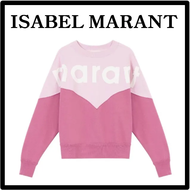 Isabel Marant  |Unisex Street Style Logo Hoodies & Sweatshirts