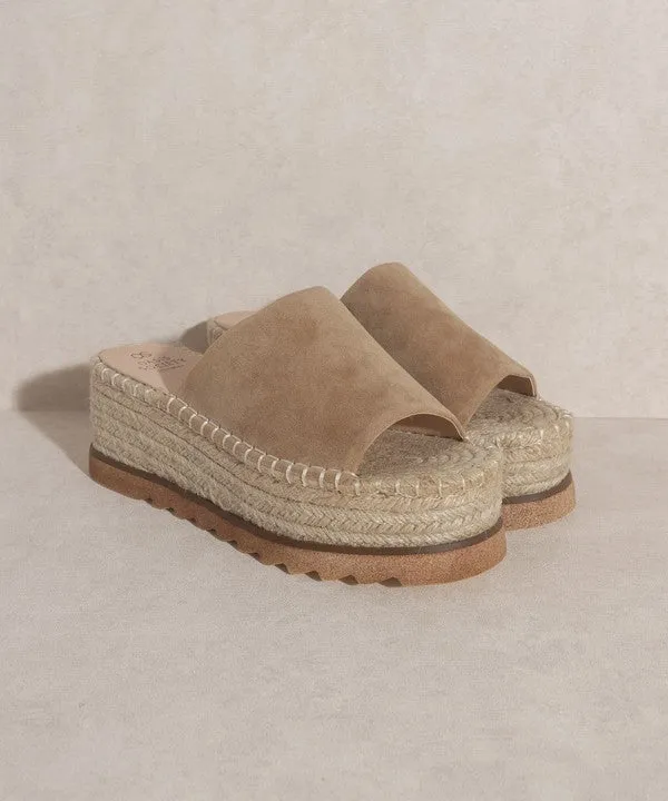 Ivy - Espadrille Platform Slide