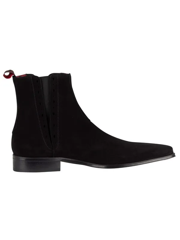 Jeffery West Suede Boots - Black