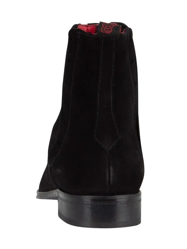 Jeffery West Suede Boots - Black