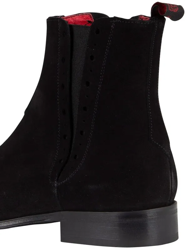 Jeffery West Suede Boots - Black