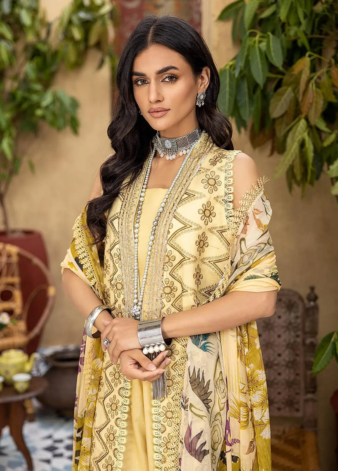 Kastoori By Awwal Embroidered Lawn Unstitched 3 Piece Suit - 07