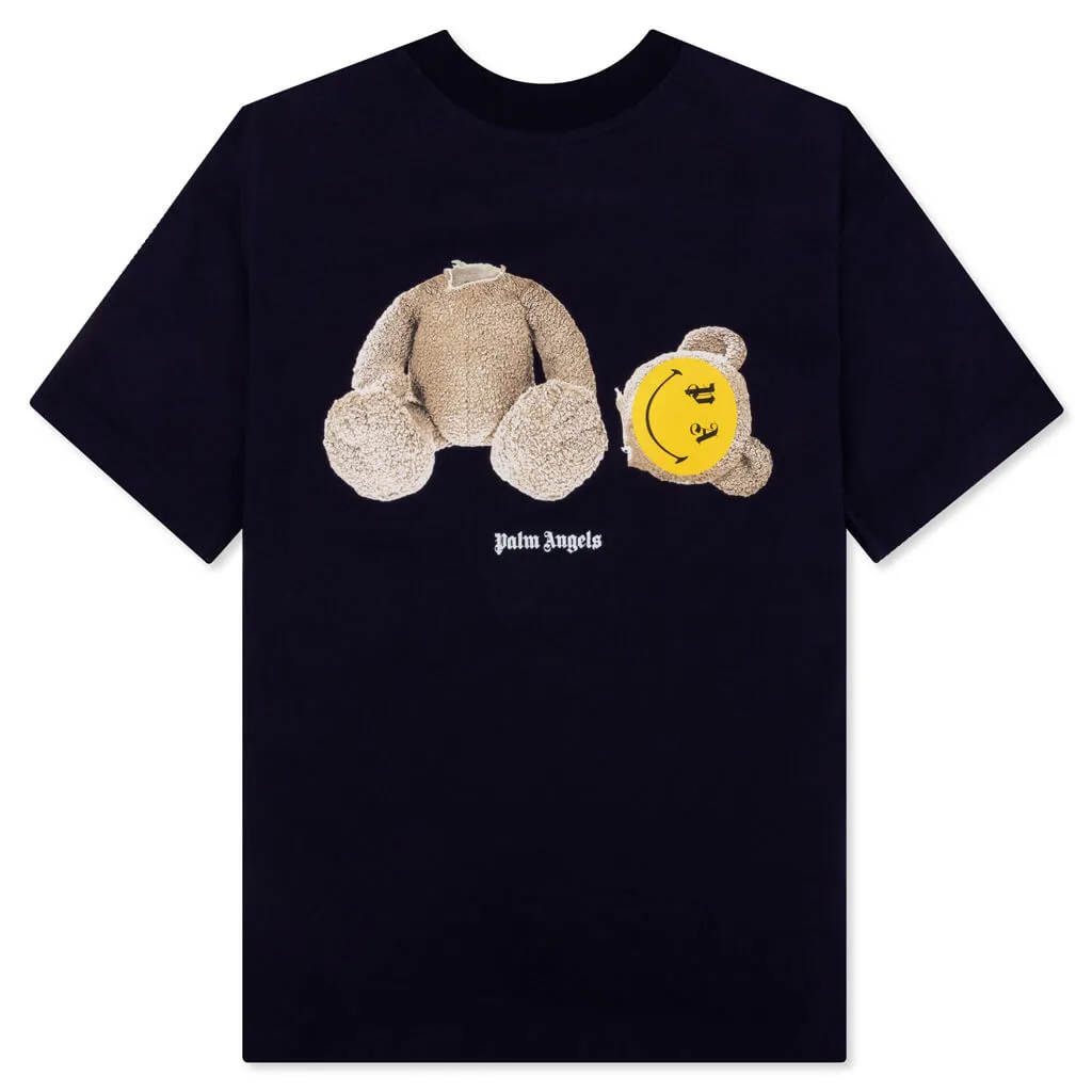 Kids PA Smiley Bear T-Shirt - Navy Blue