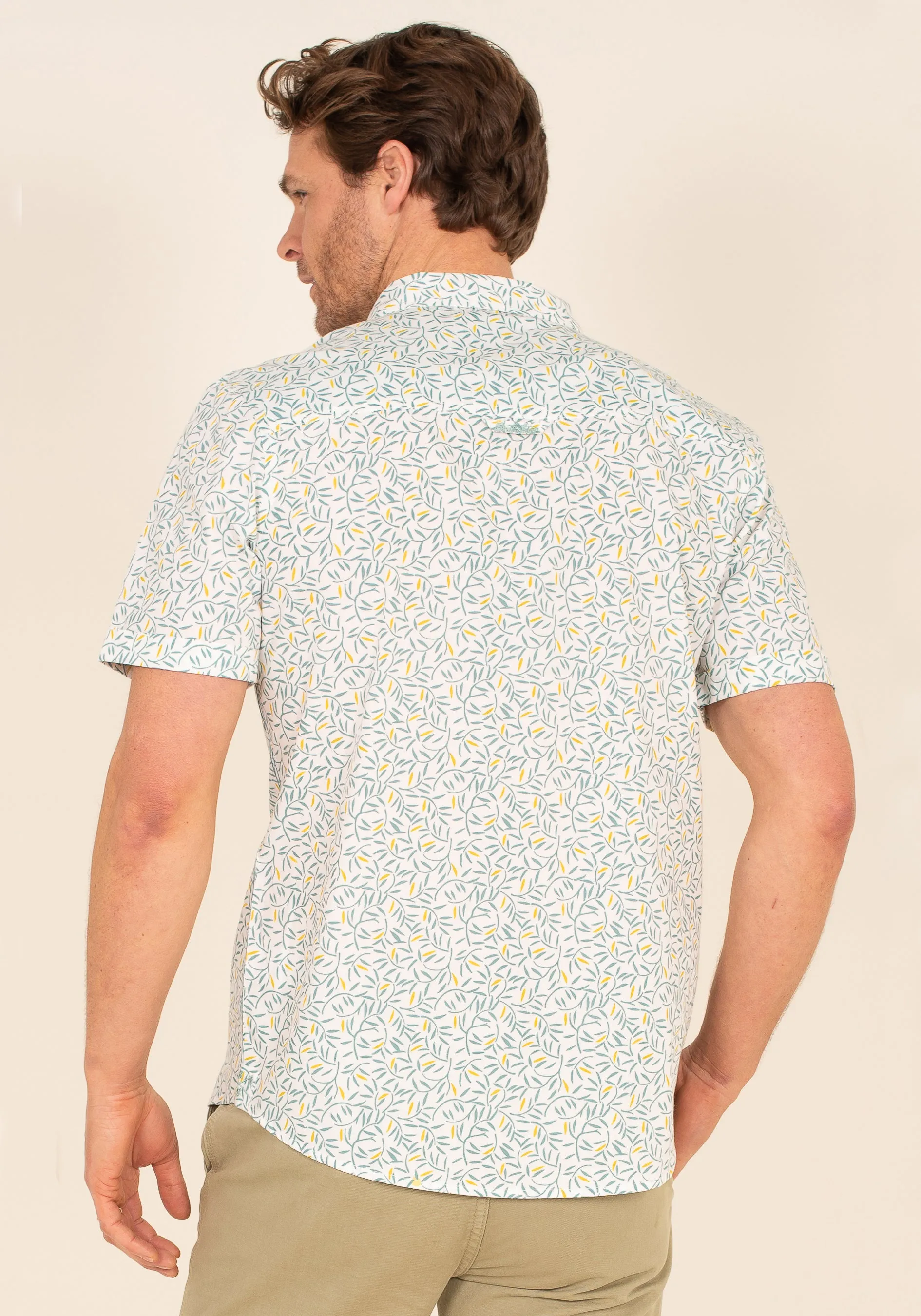 Leaf Print Shirt