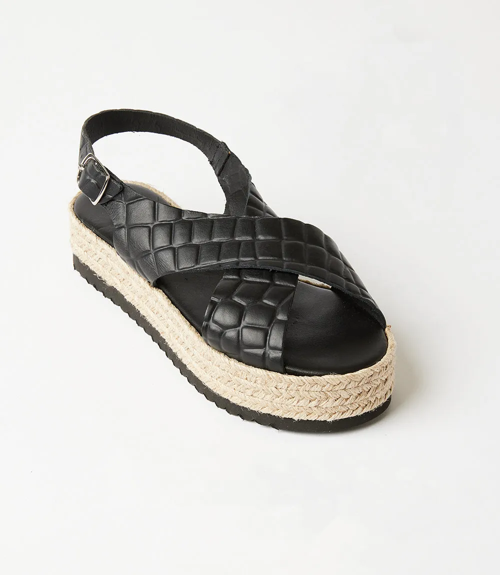 Leather Espadrille Sandals