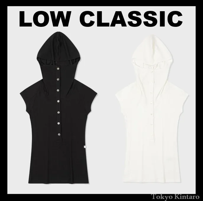 LOW CLASSIC  |Street Style Cotton Short Sleeves Hoodies & Sweatshirts