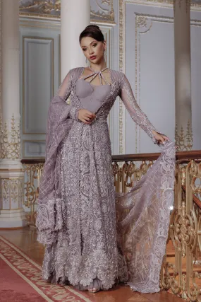 Lumiere By Saira Rizwan Embroidered Net Unstitched 3Pc Suit SR-02