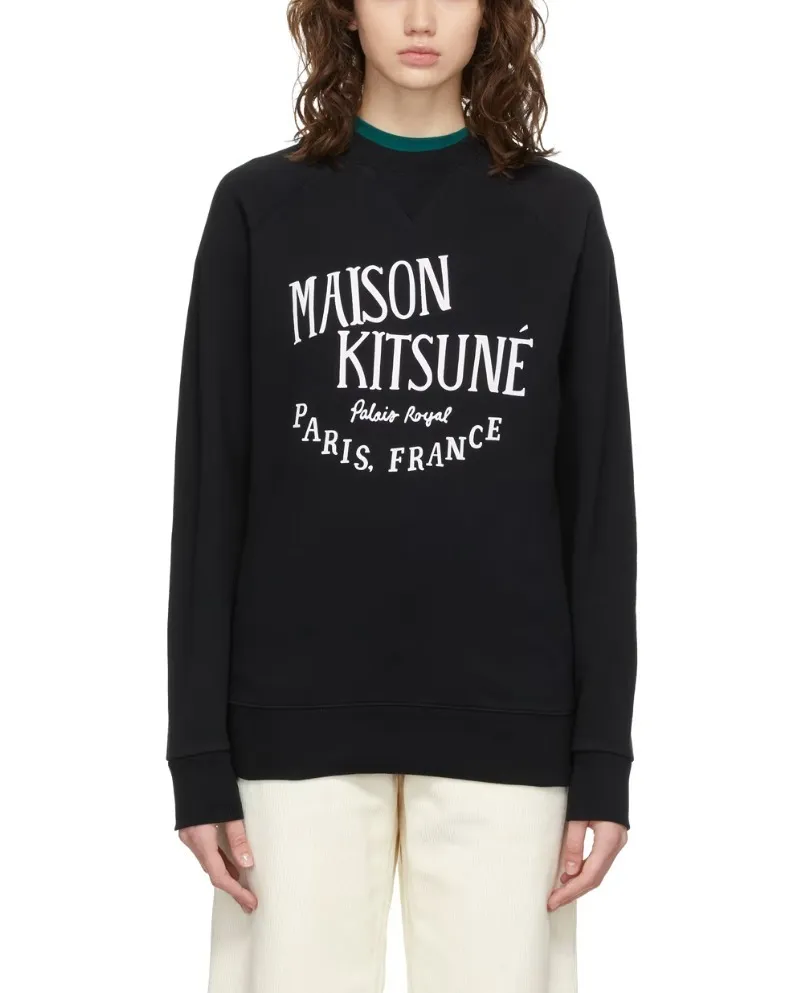 MAISON KITSUNE  |Long Sleeves Cotton Hoodies & Sweatshirts