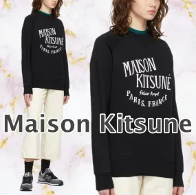 MAISON KITSUNE  |Long Sleeves Cotton Hoodies & Sweatshirts