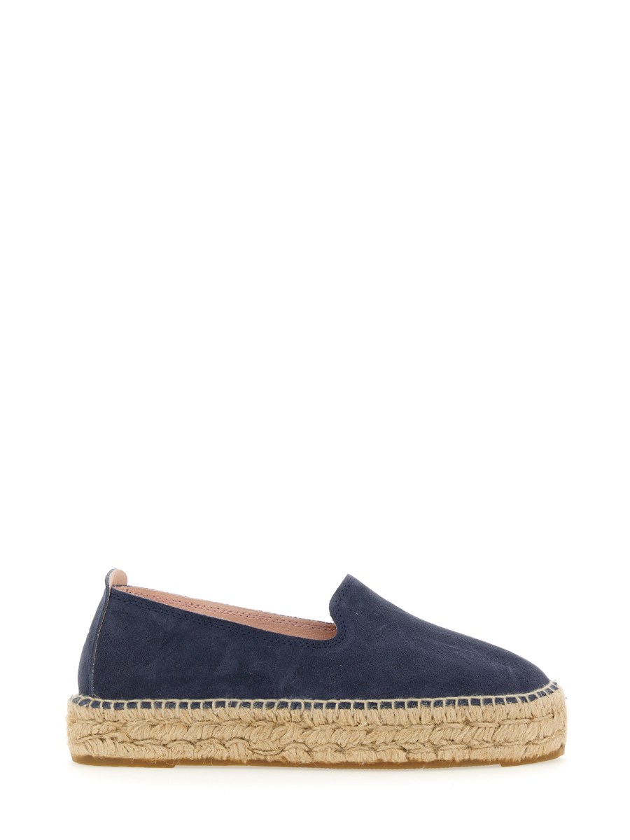 MANEBI    LEATHER ESPADRILLE