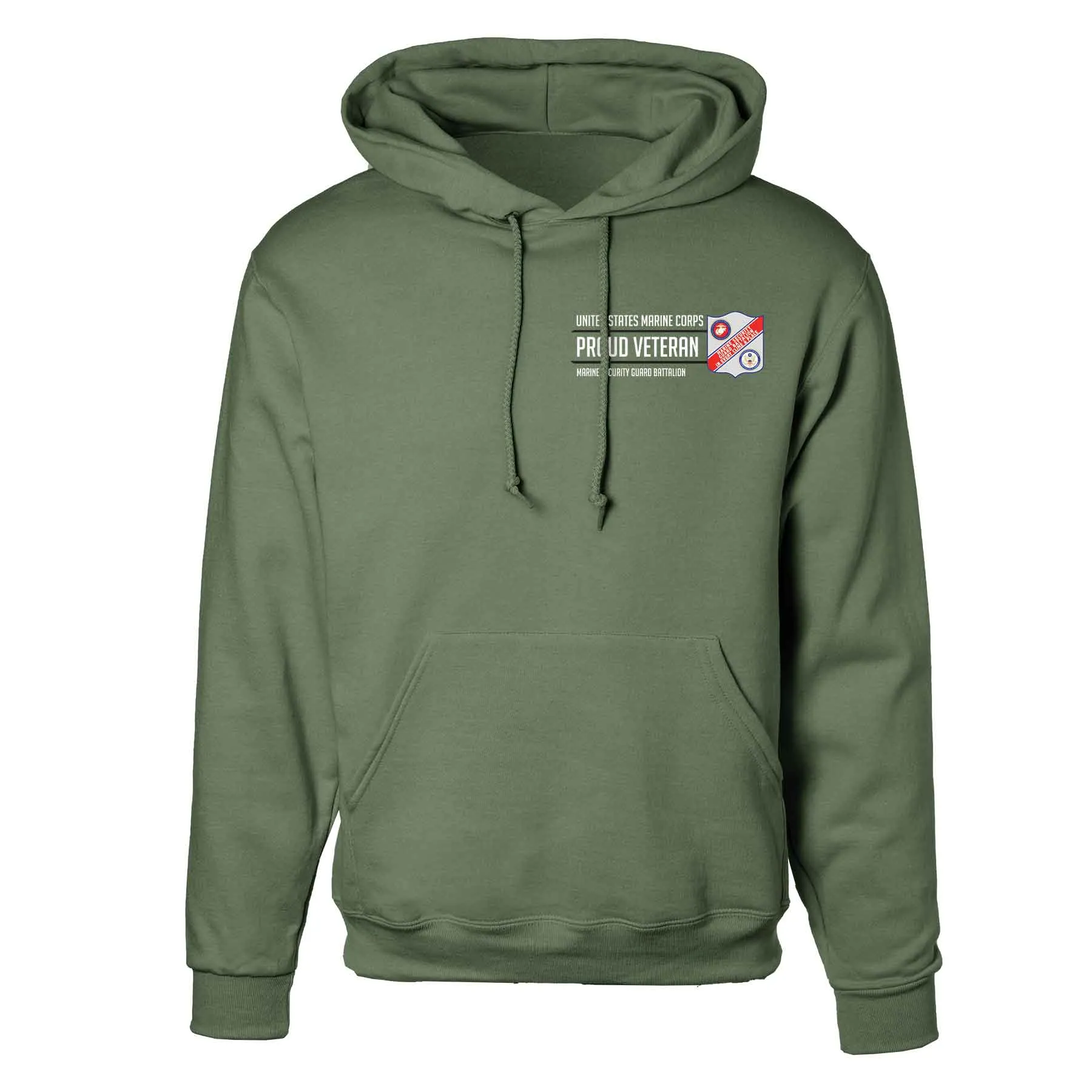 Marine Security Guard Proud Veteran Hoodie