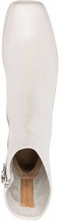 Marsèll square-toe block-heel boots White