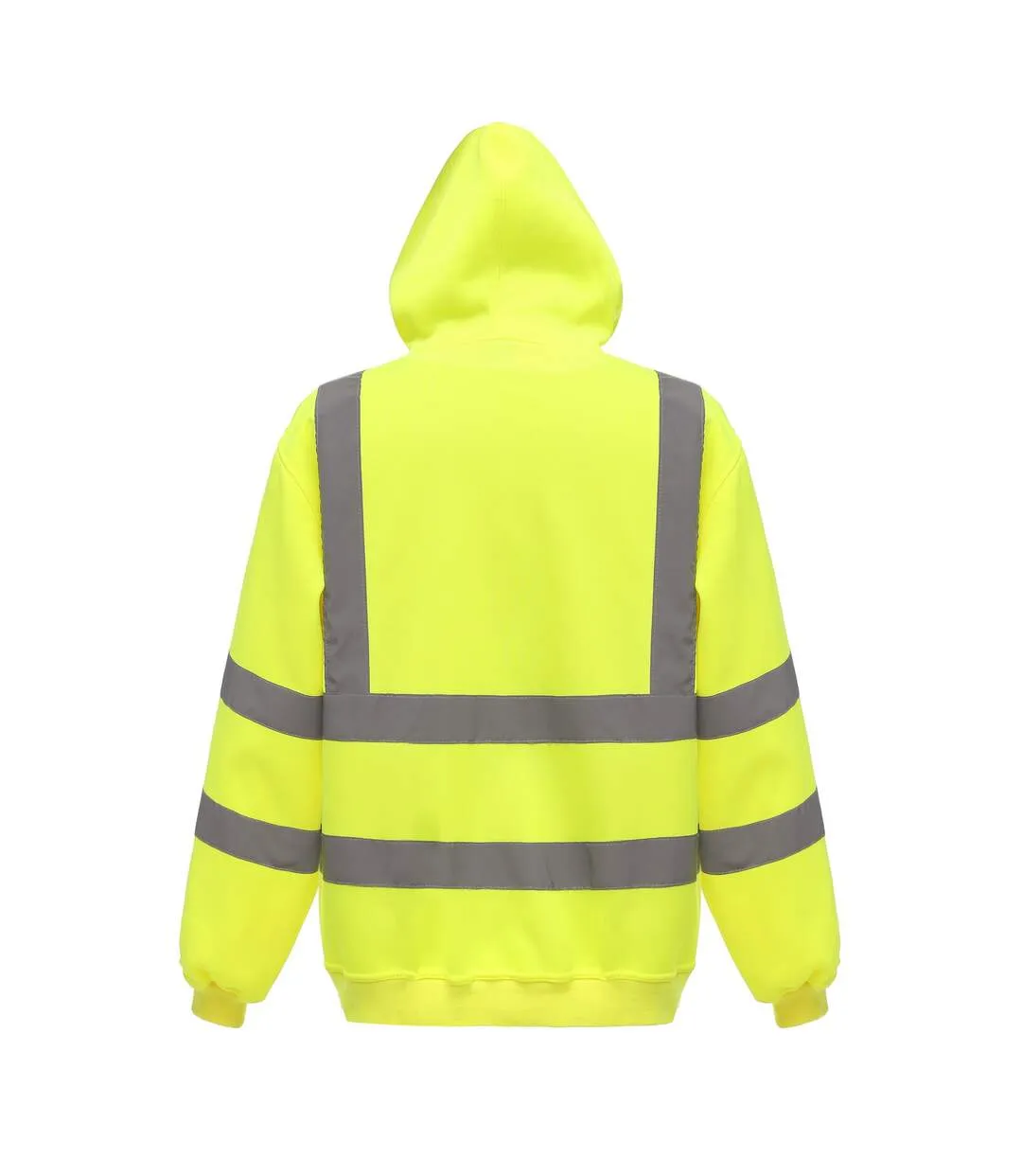 Mens hi vis reflective hoodie yellow Yoko