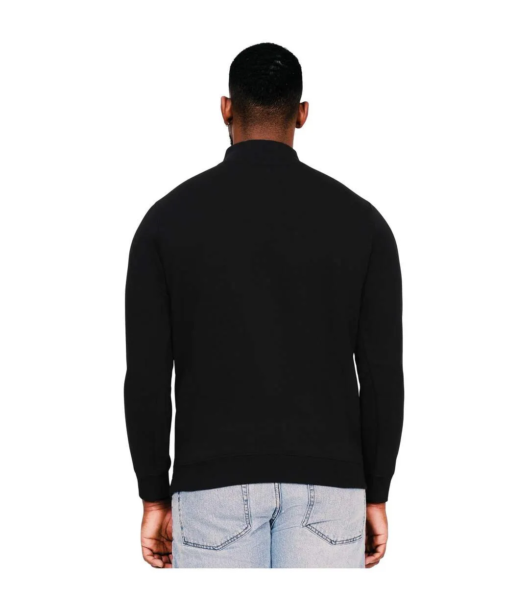 Mens ringspun cotton sweatshirt black Casual Classics