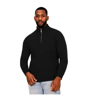 Mens ringspun cotton sweatshirt black Casual Classics