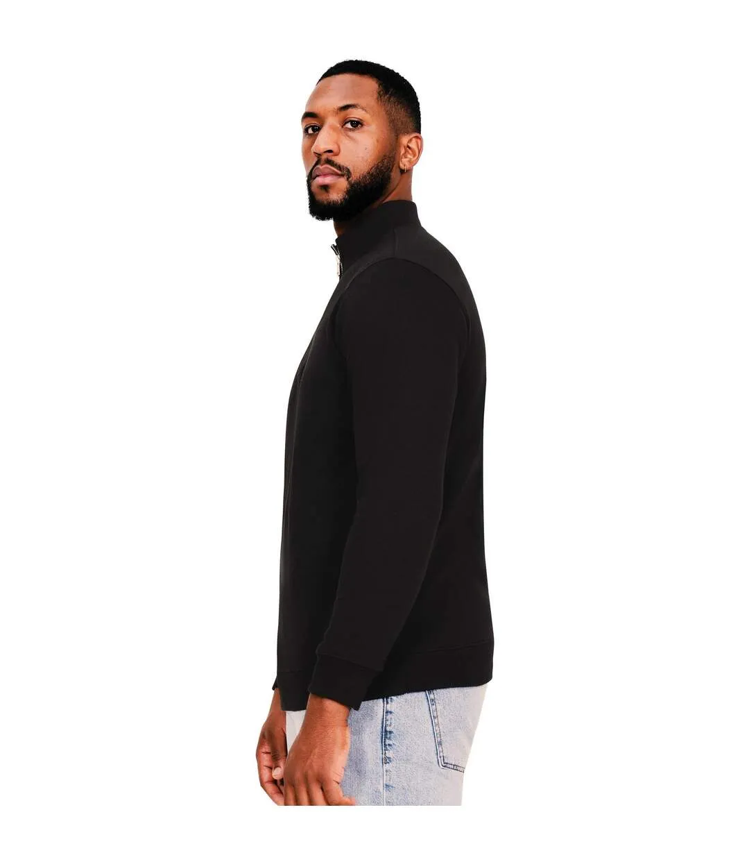 Mens ringspun cotton sweatshirt black Casual Classics