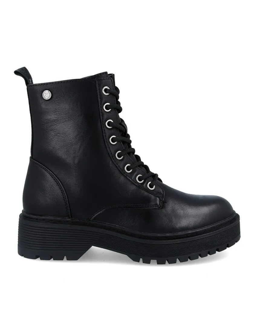 Military boots with serrated sole Xti 143094