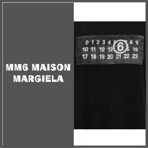 MM6 Maison Margiela  |Long Sleeves Plain Hoodies & Sweatshirts