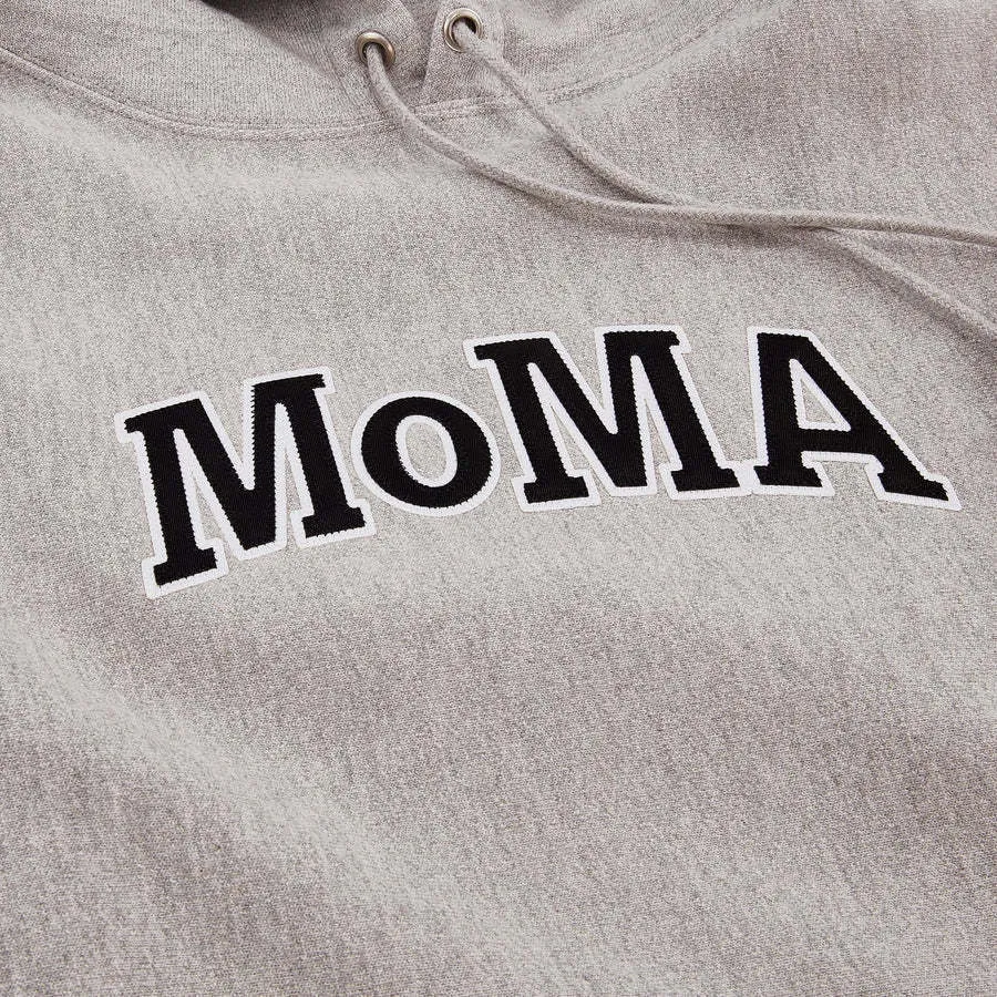 MoMA  |Unisex Street Style Long Sleeves Cotton Logo Hoodies