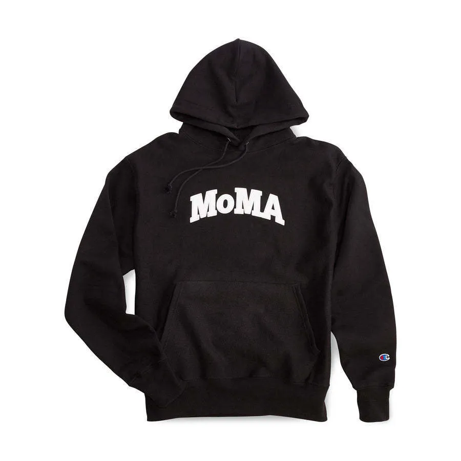 MoMA  |Unisex Street Style Long Sleeves Cotton Logo Hoodies