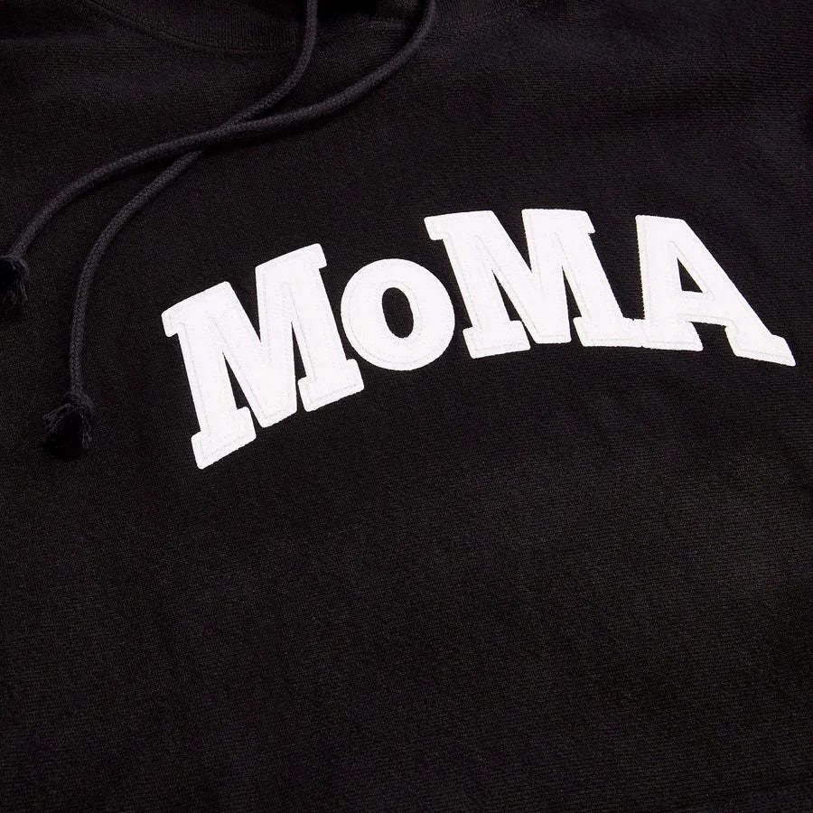 MoMA  |Unisex Street Style Long Sleeves Cotton Logo Hoodies