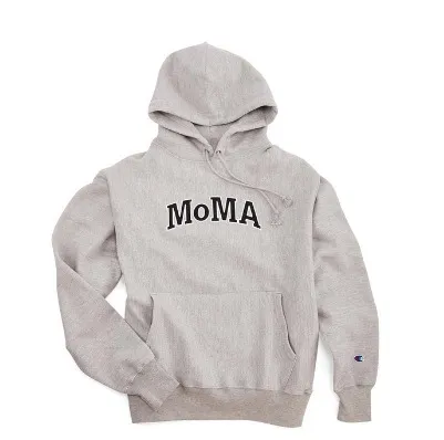 MoMA  |Unisex Street Style Plain Logo Hoodies & Sweatshirts