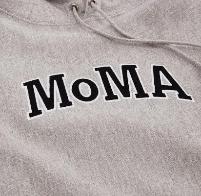 MoMA  |Unisex Street Style Plain Logo Hoodies & Sweatshirts