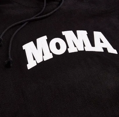 MoMA  |Unisex Street Style Plain Logo Hoodies & Sweatshirts