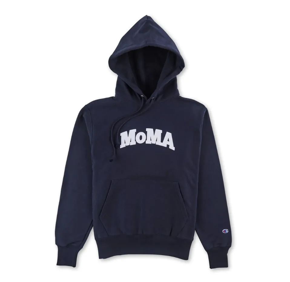 MoMA  |Unisex Street Style Plain Logo Hoodies & Sweatshirts