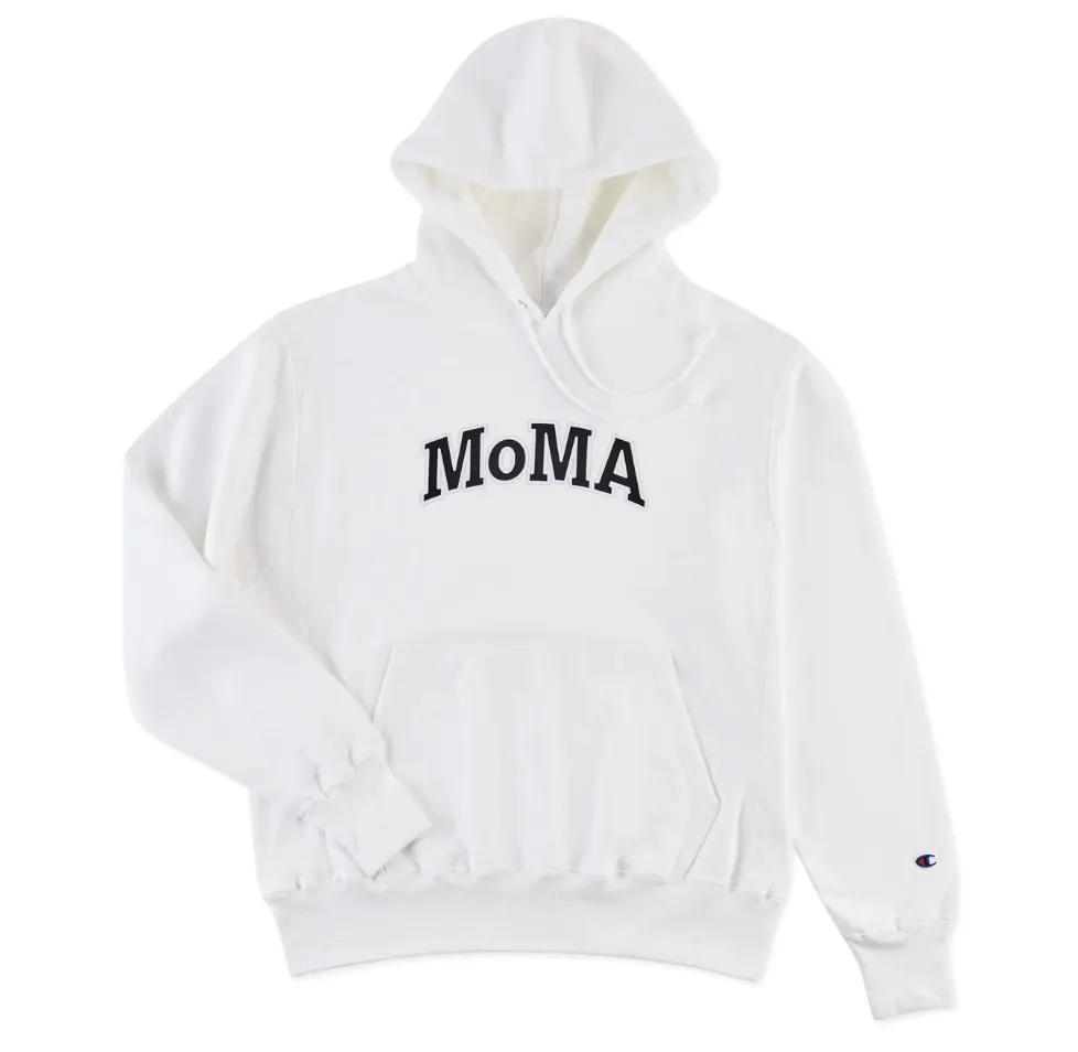 MoMA  |Unisex Street Style Plain Logo Hoodies & Sweatshirts