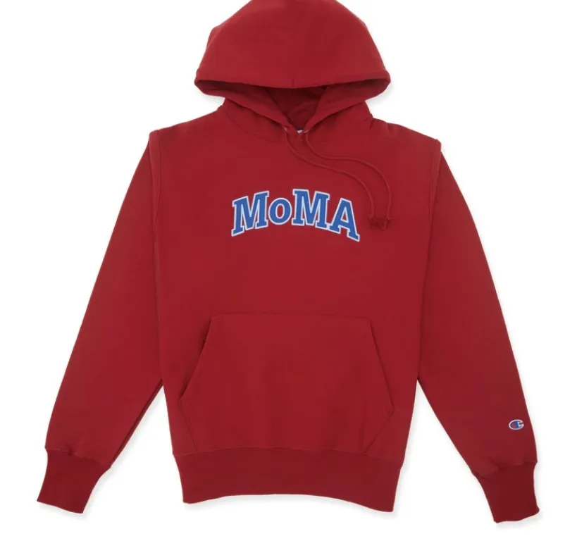 MoMA  |Unisex Street Style Plain Logo Hoodies & Sweatshirts