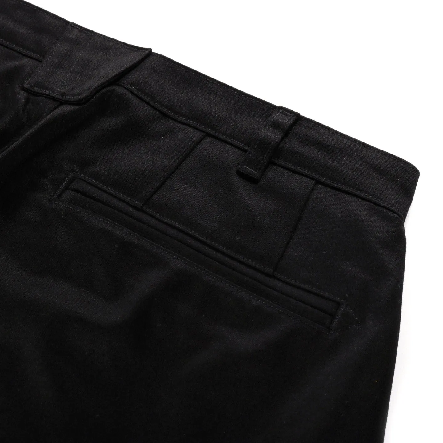 MONITALY EKUSY PANTS VANCLOTH SATEEN BLACK