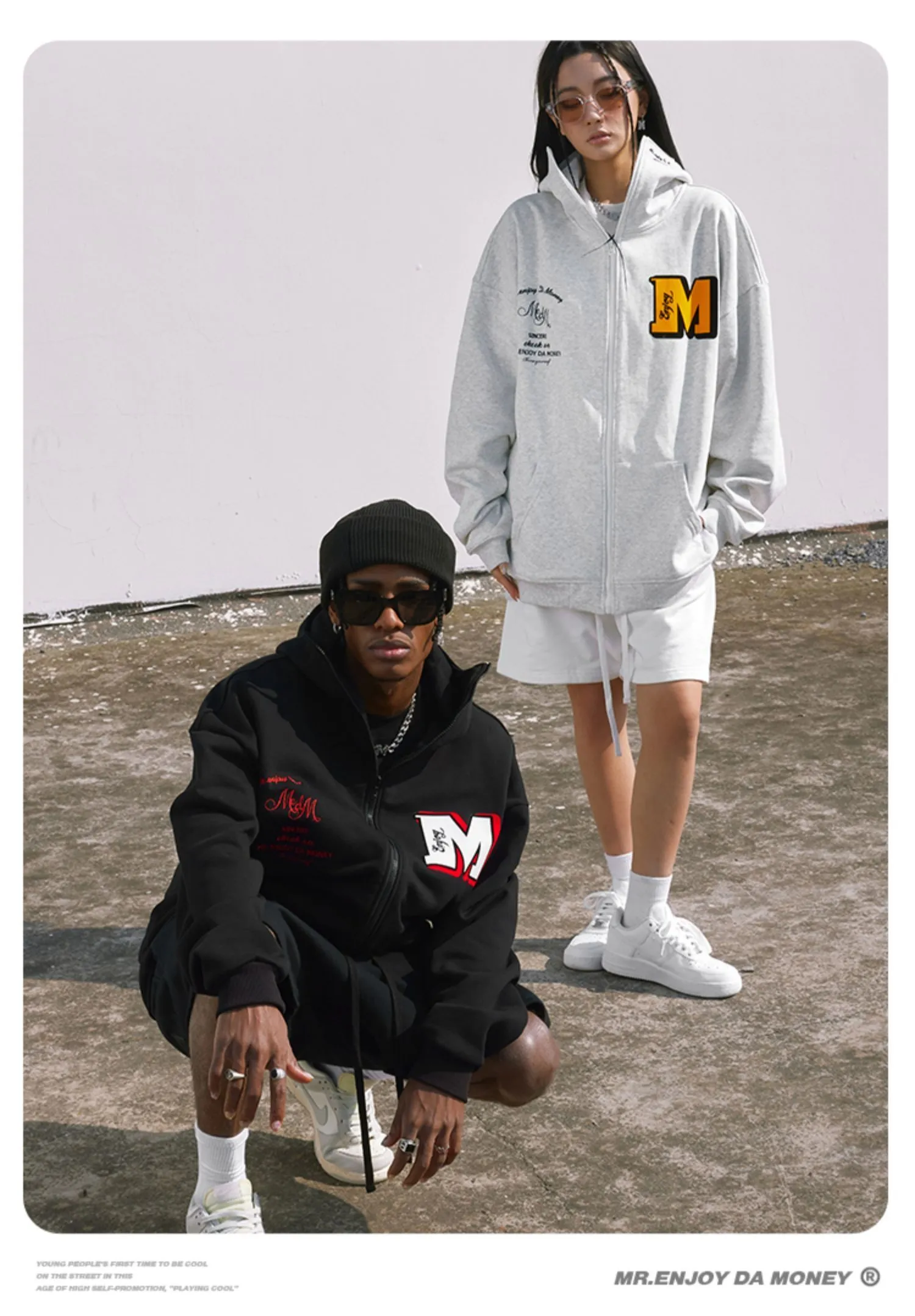 MR. ENJOY DA MONEY  |Unisex Street Style Hoodies