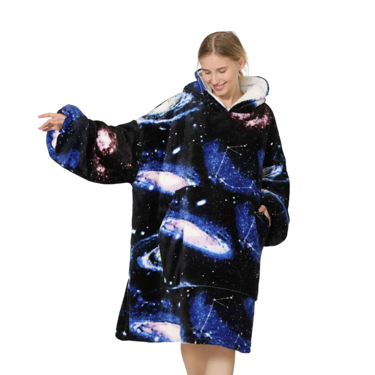 My Snuggy - Adult Dark Galaxy Hoodie Blanket