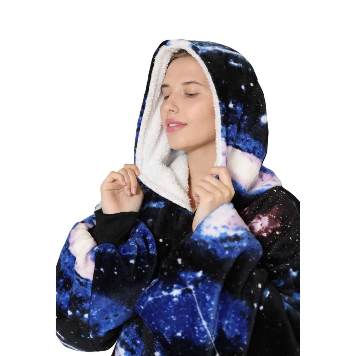 My Snuggy - Adult Dark Galaxy Hoodie Blanket