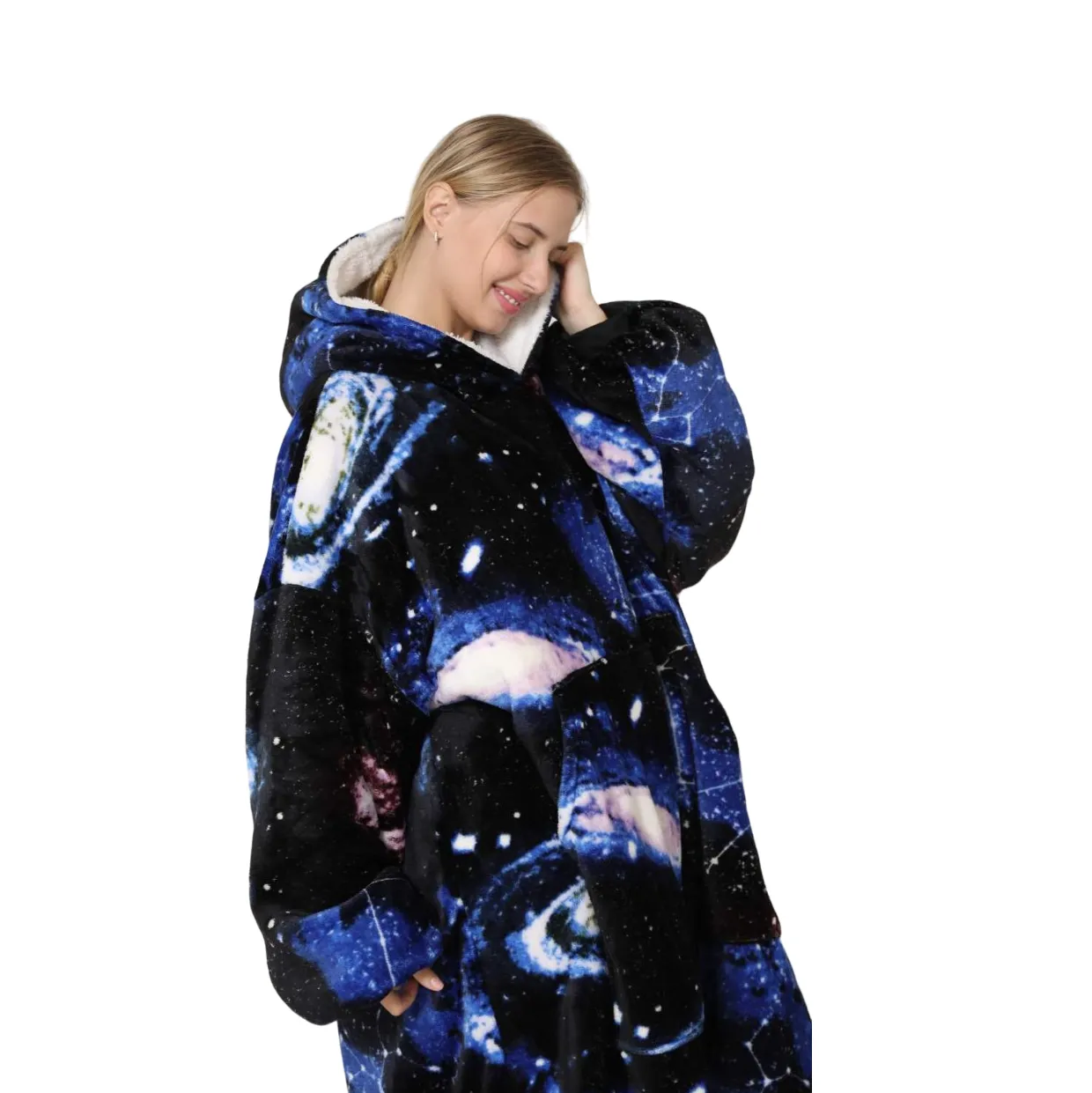 My Snuggy - Adult Dark Galaxy Hoodie Blanket