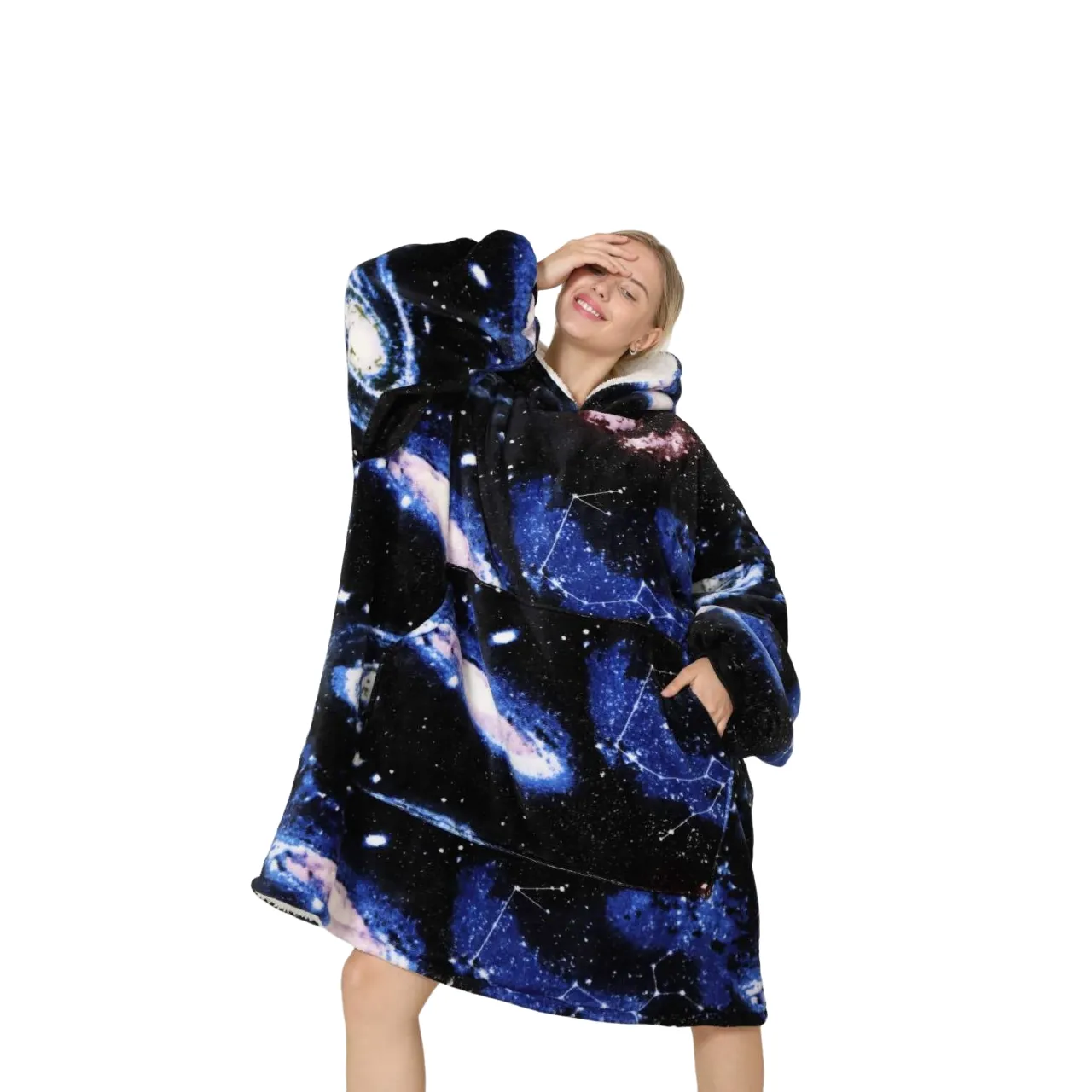 My Snuggy - Adult Dark Galaxy Hoodie Blanket