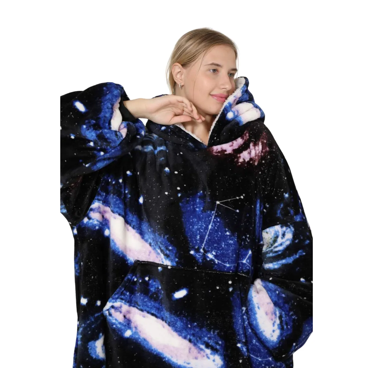 My Snuggy - Adult Dark Galaxy Hoodie Blanket